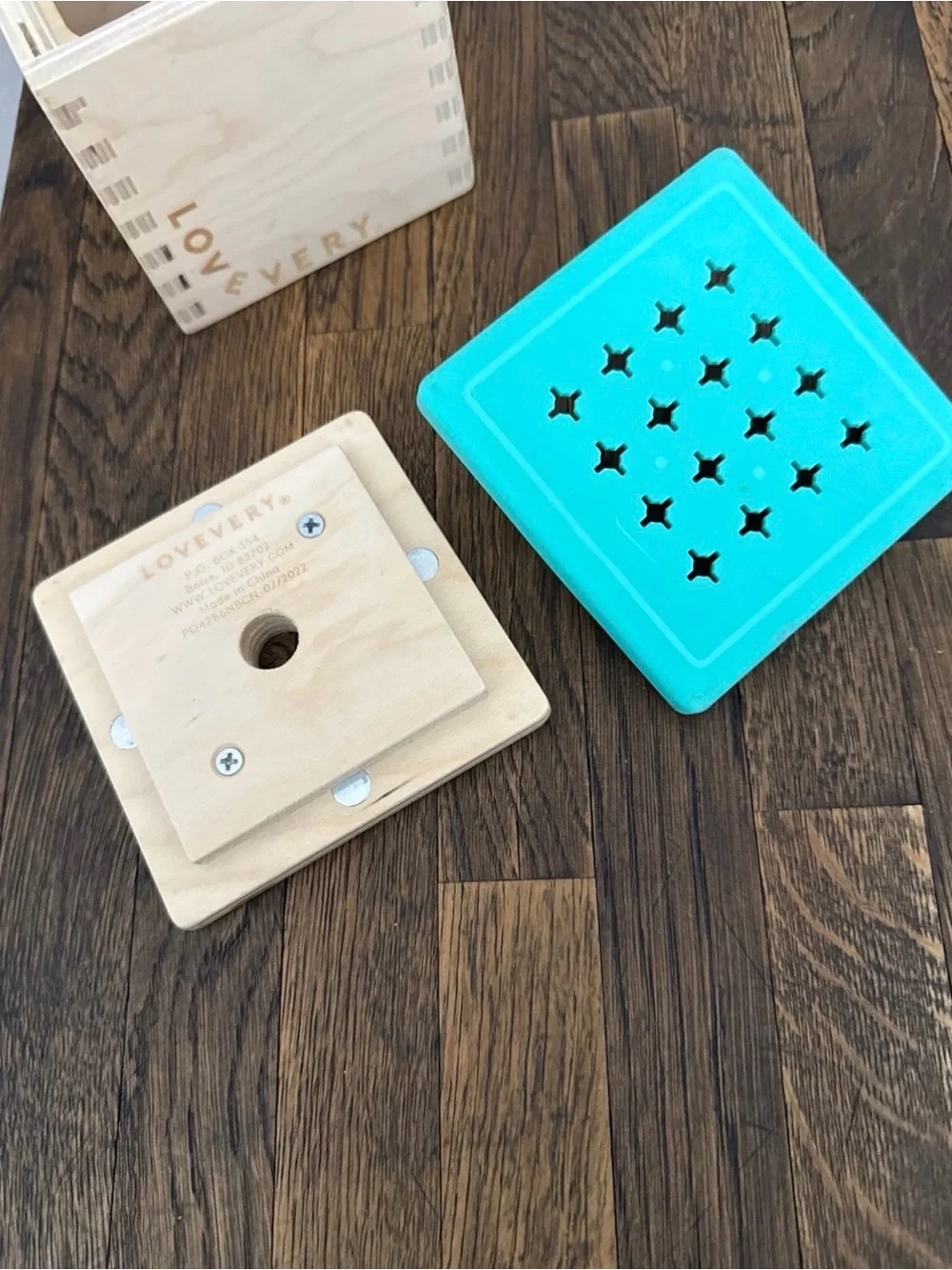 Lovevery wooden coin bank